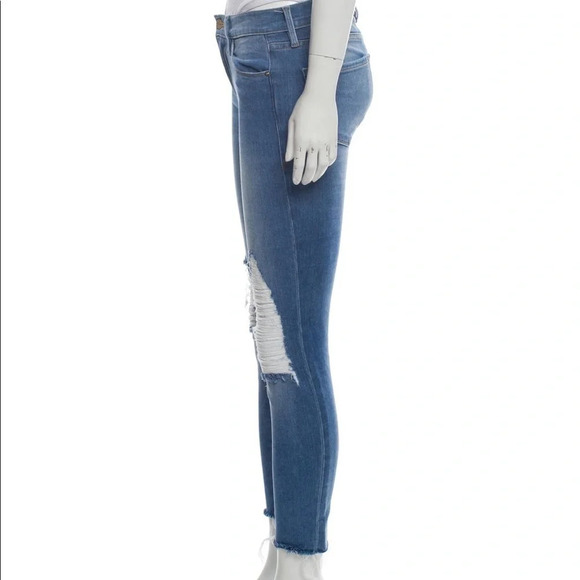 Frame Denim Le Skinny de Jeanne Cropped Jeans 25 - Picture 4 of 7